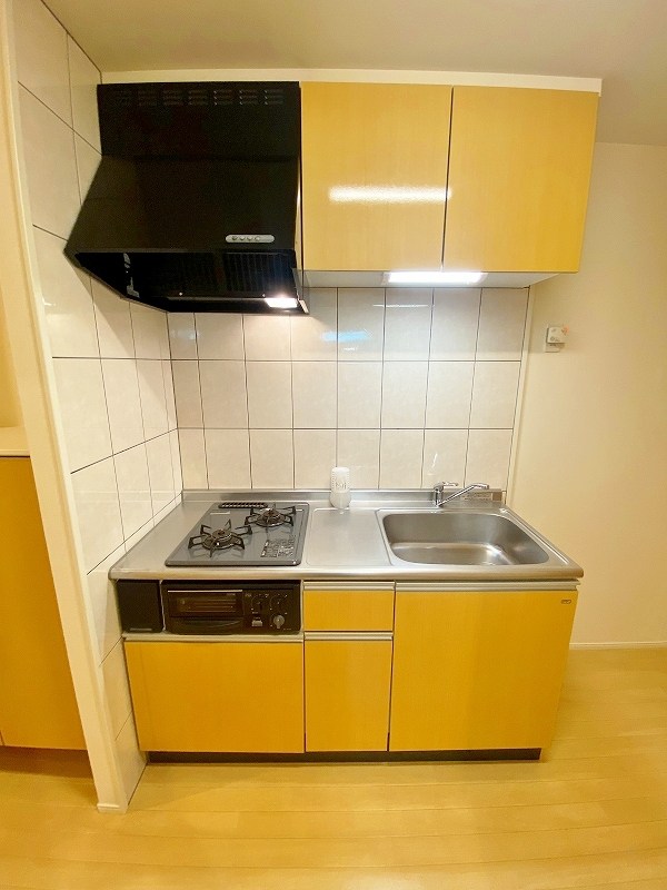 キッチン　★システムキッチングリル付き/2口コンロ★