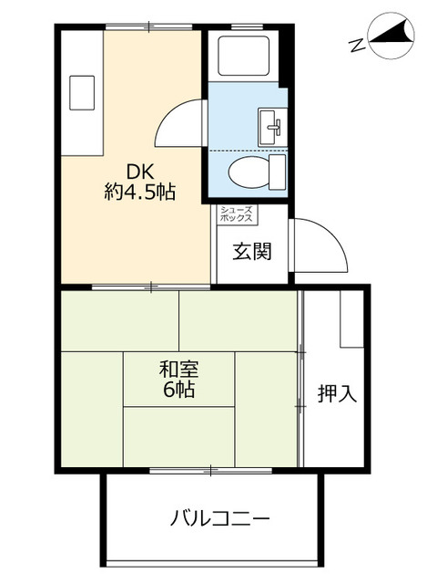 ＵＲ津島の間取り