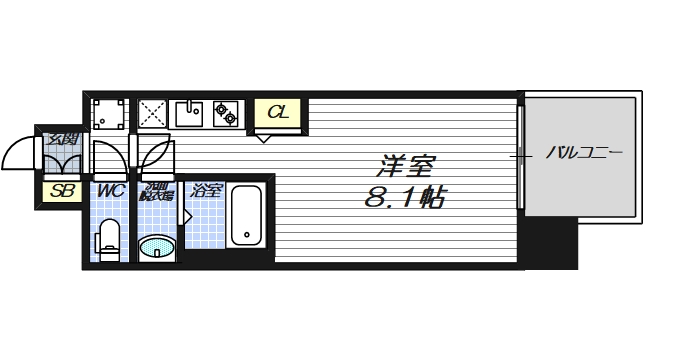 セレニテ十三ミラクの間取り