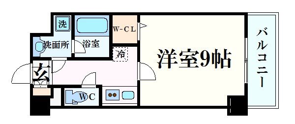 ラビィナカゼンの間取り