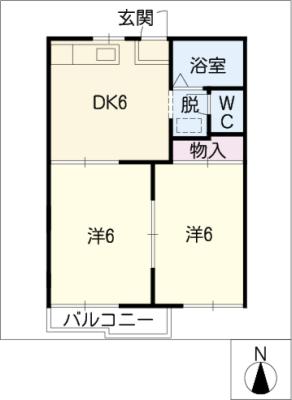 ビラ　イチカワＡの間取り