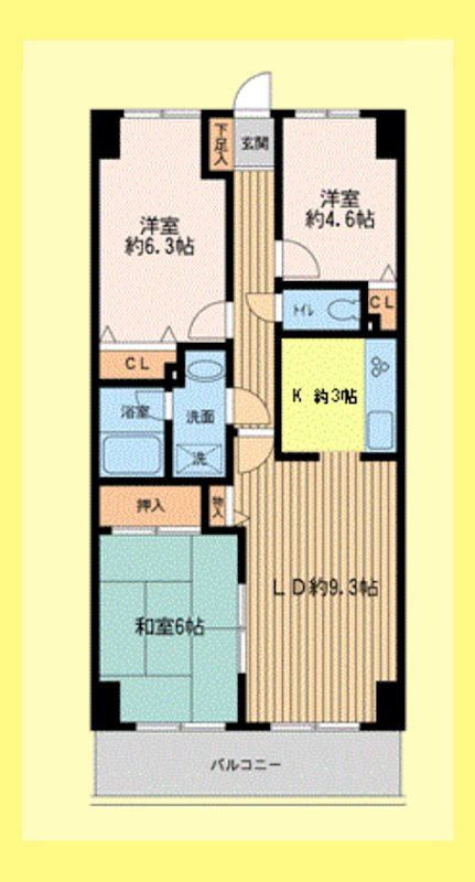 ガーデンシティ金沢文庫の間取り