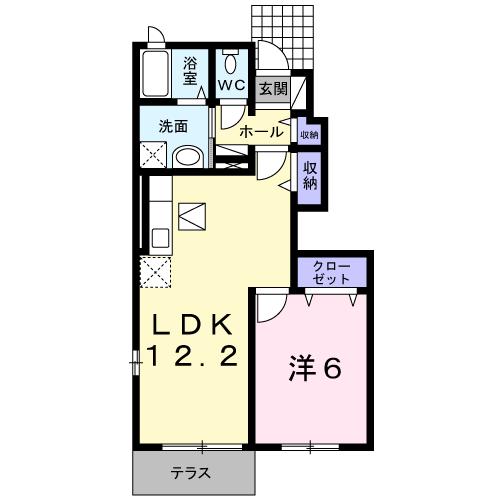 プロスペールコナンIIＡの間取り