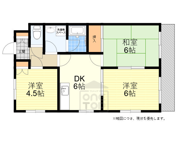 ドエル旭ヶ丘の間取り