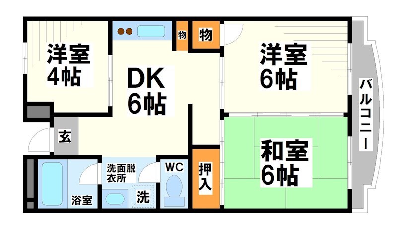 ファルム烏山の間取り