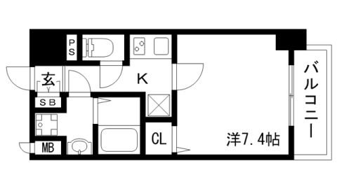 LEGESTA兵庫リバージュの間取り