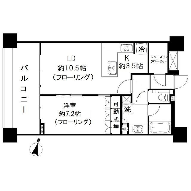 レクセル高田馬場の間取り