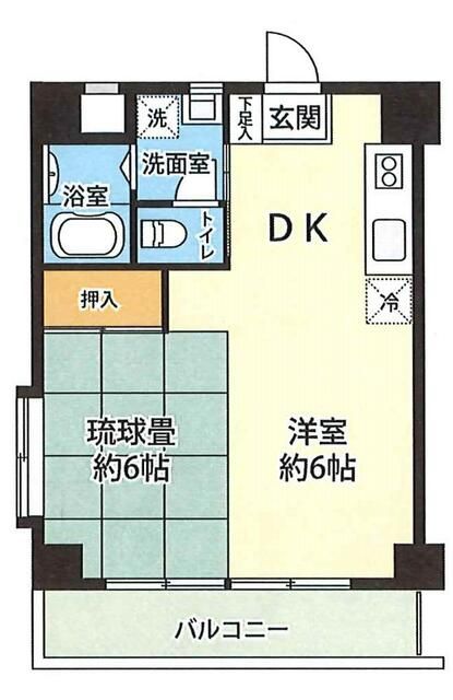 メゾンドゥカティの間取り