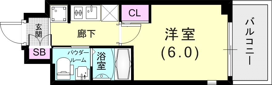 エステムプラザ神戸西IVインフィニティの間取り