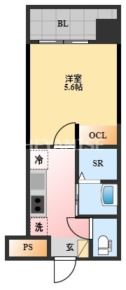 長崎市諏訪町のマンションの間取り