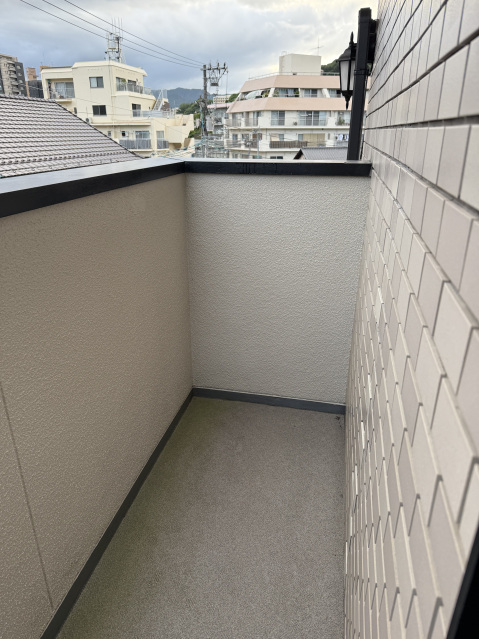 バルコニー　写真は別号室です。