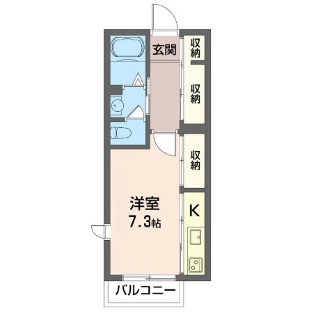 ラ　メルヴェイユ　IIの間取り