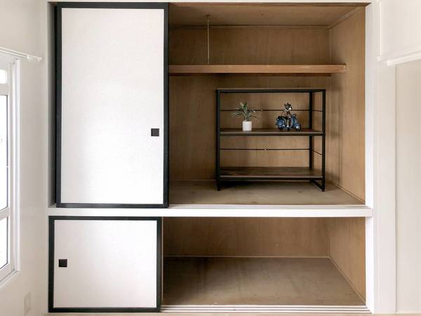 収納　モデルルームの写真です
