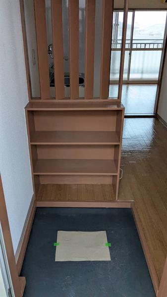 玄関　シューズボックスも付いています！