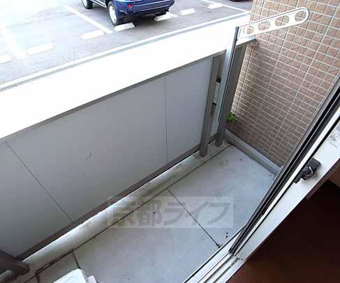 バルコニー　服も干しやすい