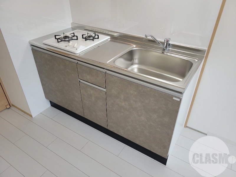 キッチン　２口ガスコンロ付のシステムキッチン♪