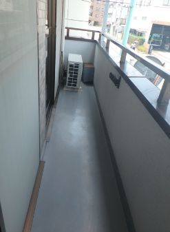 バルコニー　広々としたバルコニーです