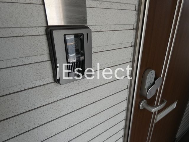 セキュリティ　訪問者分かるTVモニター付ドアホンに電子ロックキー