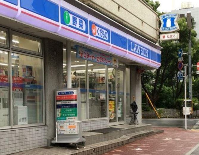コンビニ　ローソン永代橋店（コンビニ）まで42m