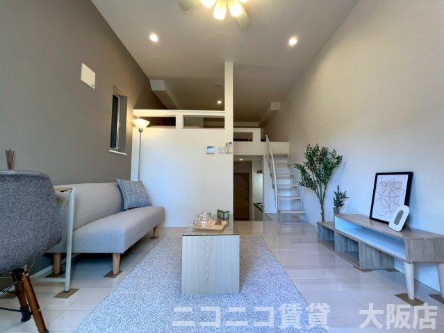 居室・リビング　CG画像です。家具家電付きではありません