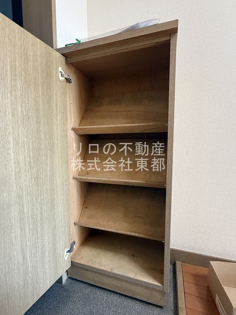 玄関　下駄箱がついているので、片付いた玄関をキープできます！