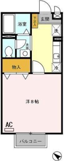 ヴァン清水の間取り写真