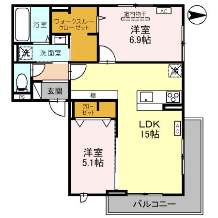 vie l eclatの間取り写真