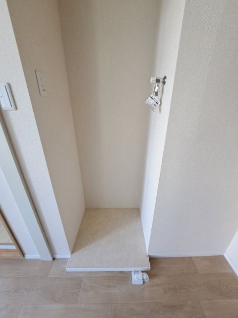 洗面設備　洗濯機置き場