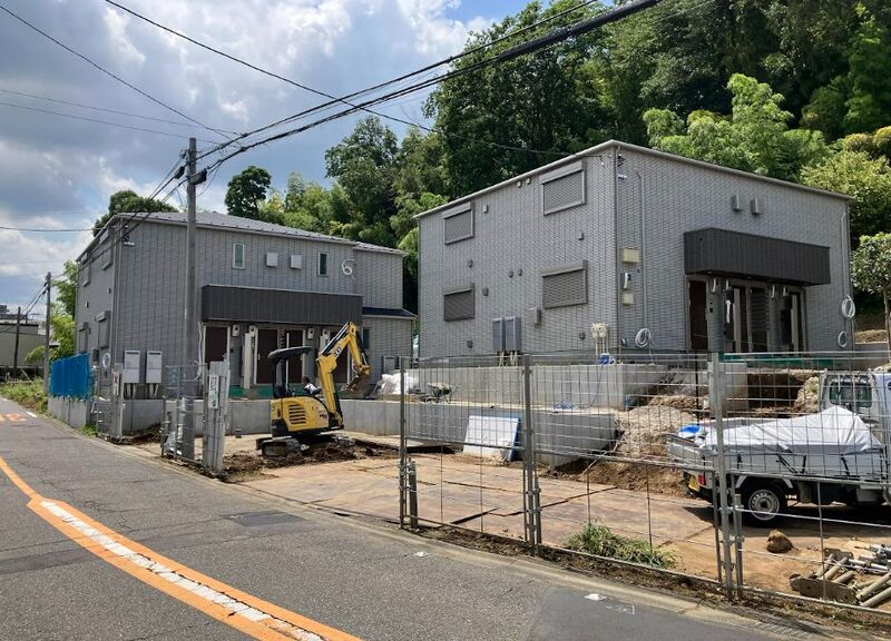 建物外観　外観（建築中）