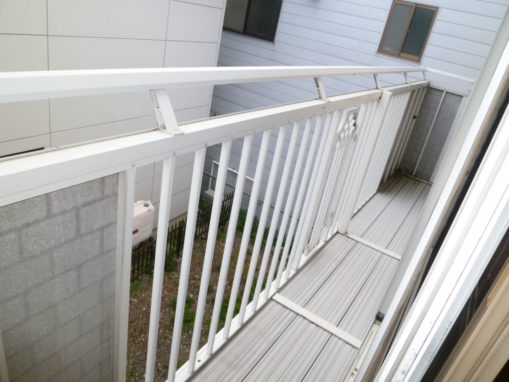 バルコニー　2階部屋