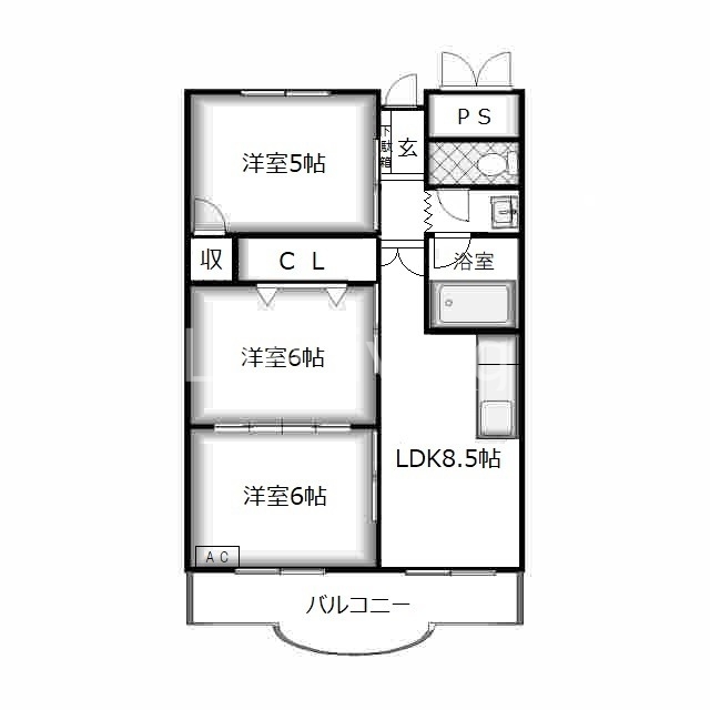 光マンションの間取り写真