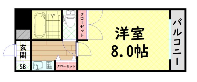 シティガーデン中寺の間取り写真