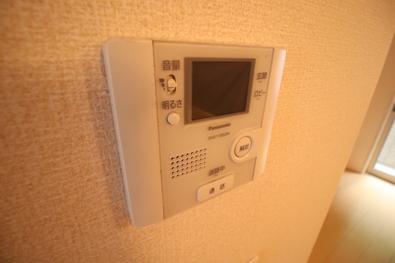 セキュリティ　防犯面にも安心のモニターホン付き