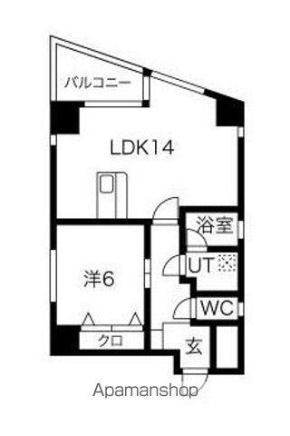 イーグル薬院参番館の間取り写真