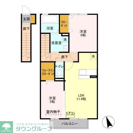 セジュールツエムの間取り写真