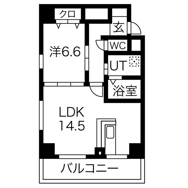 地下鉄東山線 東山公園駅 徒歩3分 10階建 築38年の間取り写真