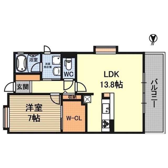 地下鉄御堂筋線 西中島南方駅 徒歩3分 14階建 築23年の間取り写真