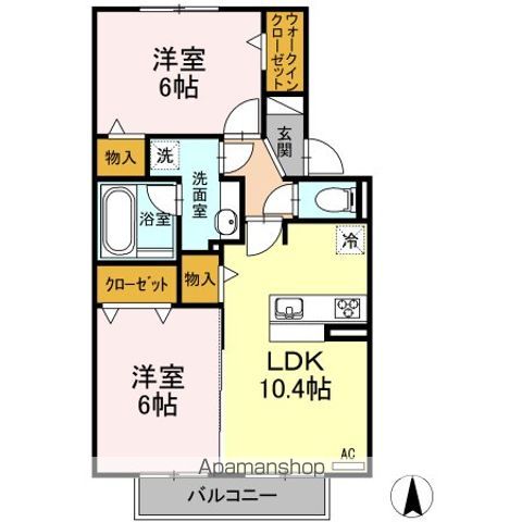 Liberty大西の間取り写真