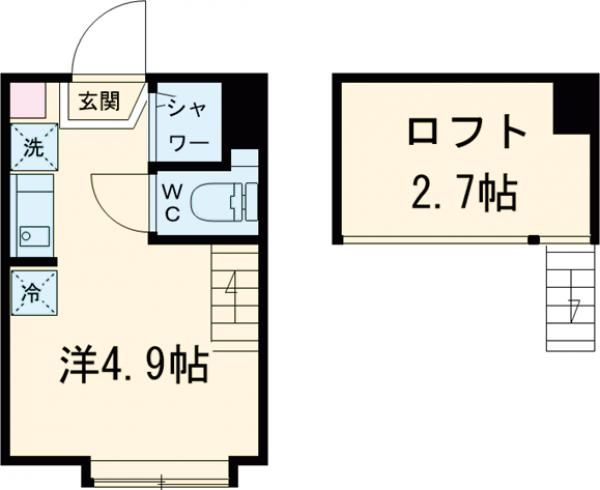 レオトピア北千住の間取り写真