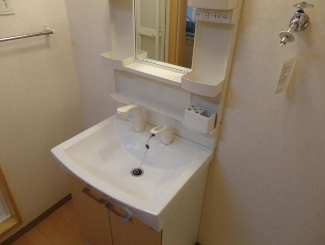 洗面設備　嬉しい独立洗面台