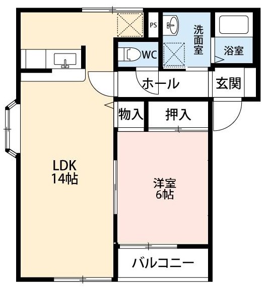 ニューシャトーCの間取り