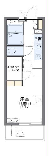 レオパレス津新町の間取り