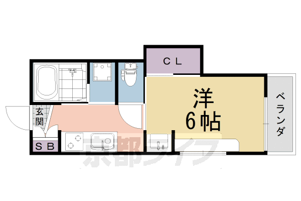 ライトハウス　ウエストの間取り