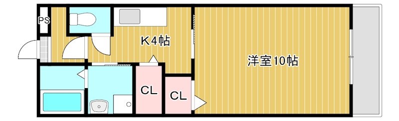 タイハイツ南出の間取り