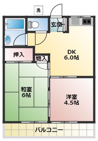 マーシャルハイツ矢崎の間取り