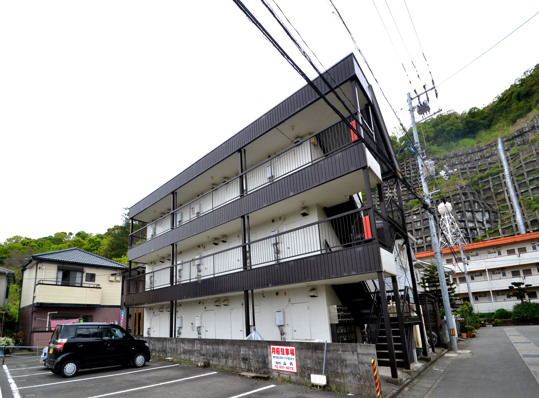徳島市加茂名町のマンションの建物外観