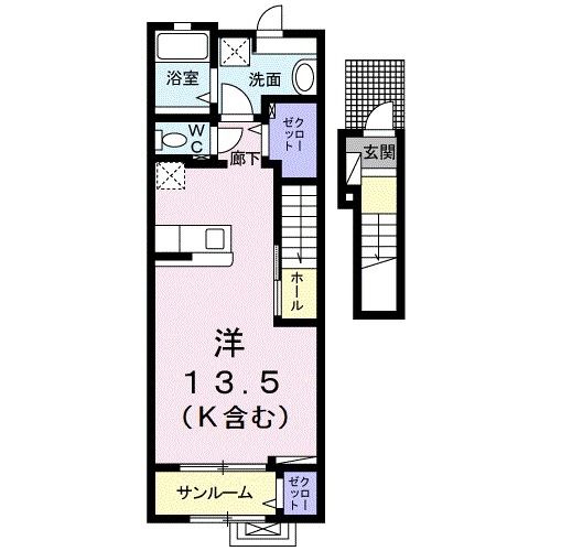 アザレアＷｅｓｔの間取り