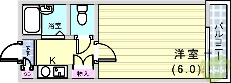 グレーシィ六甲の間取り