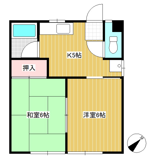 コーポ小平の間取り