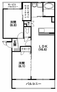 フロレスタハヤシの間取り